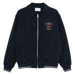 Bomber con ricamo in blue navy Drole De Monsieur - uomo 
