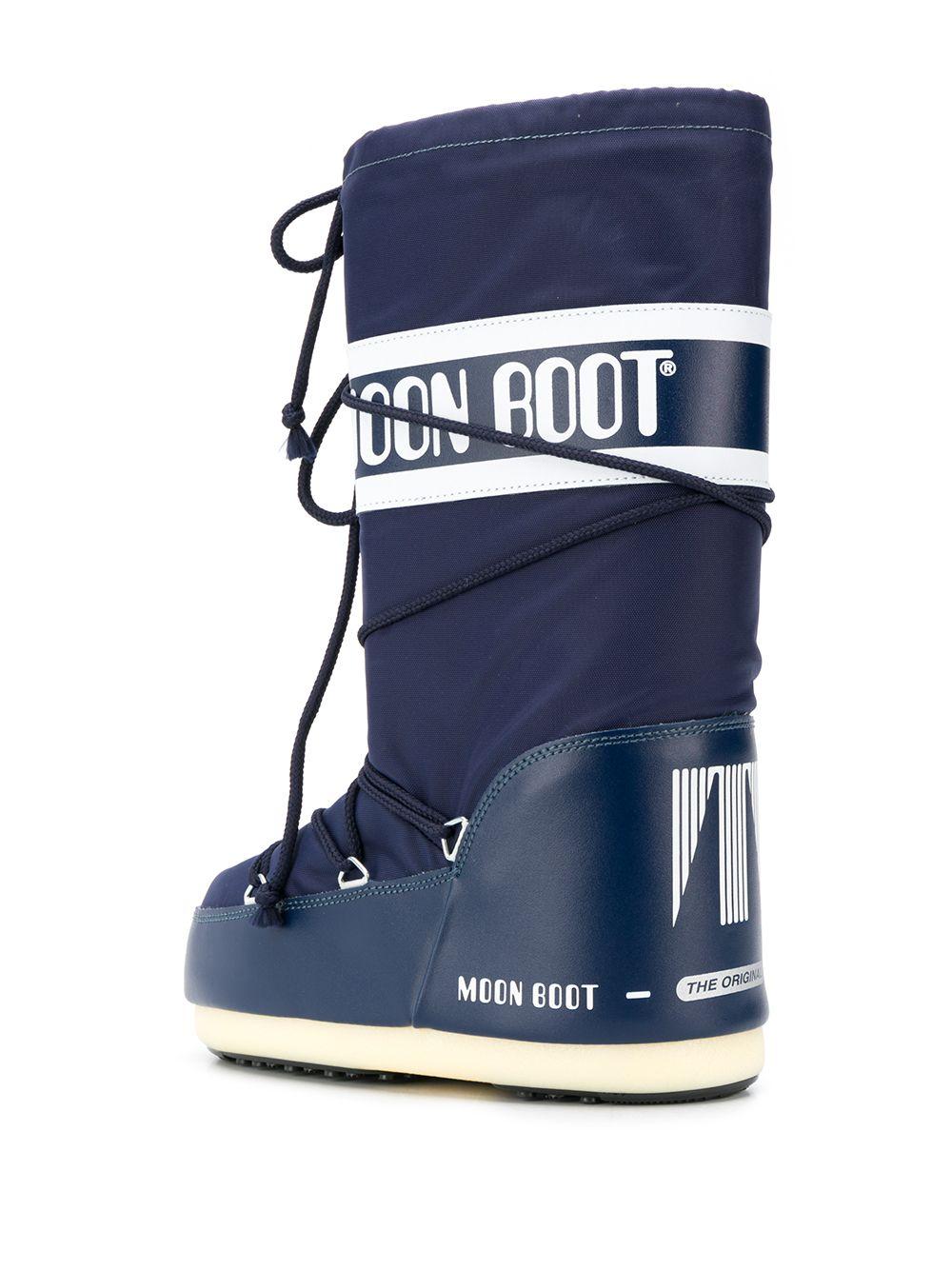 Stivali da neve Icon con logo in marrone Moon boot - unisex 