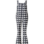 Tuta da sci con fantasia jb in bianco e nero Perfect moment - donna 