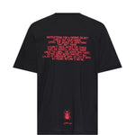 T-shirt con stampa del logo in nero Oamc peacemaker - uomo 