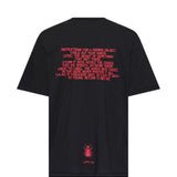 T-shirt con stampa del logo in nero Oamc peacemaker - uomo 