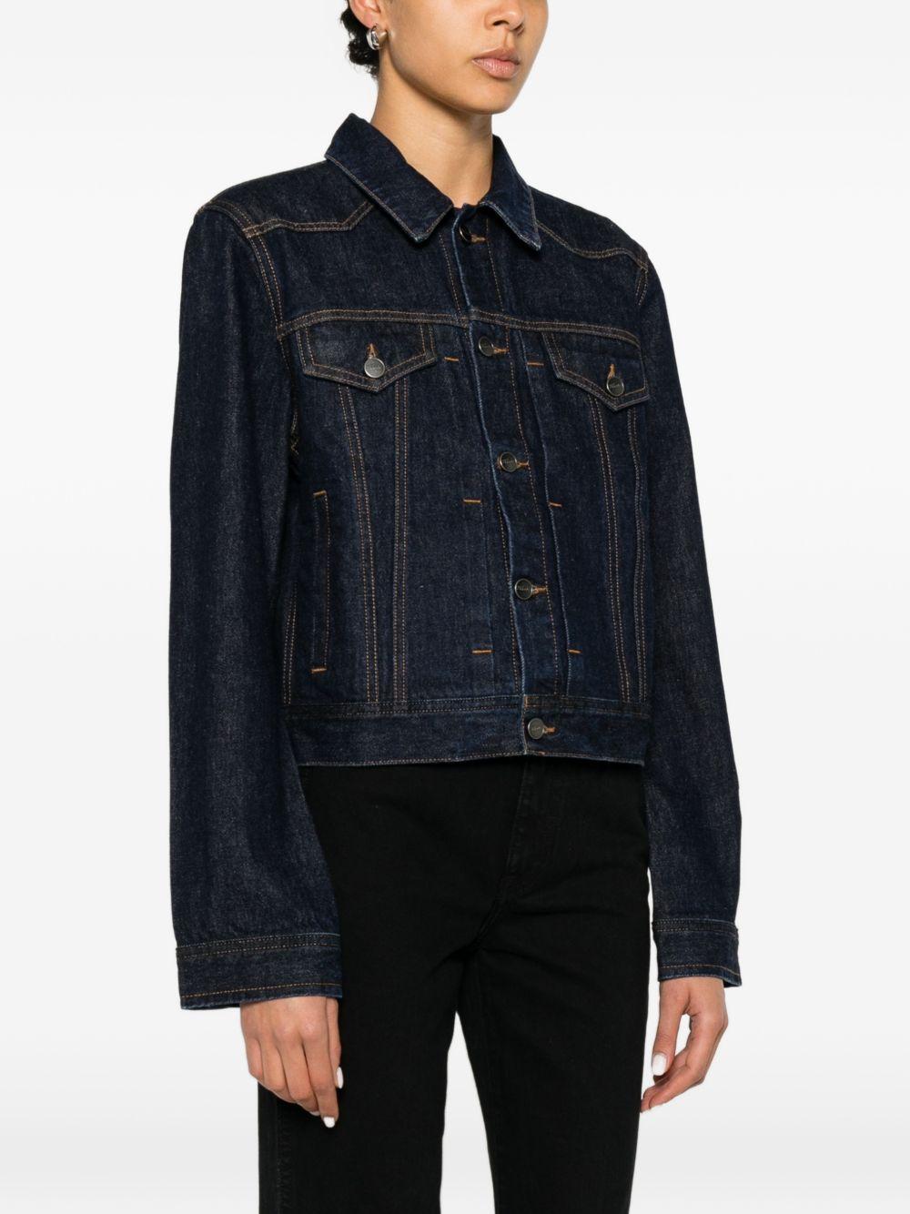 Giacca augustine in denim blu Khaite - donna 