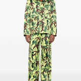 Pantaloni con stampa Chiku-Rin Camo in verde Kenzo - uomo 