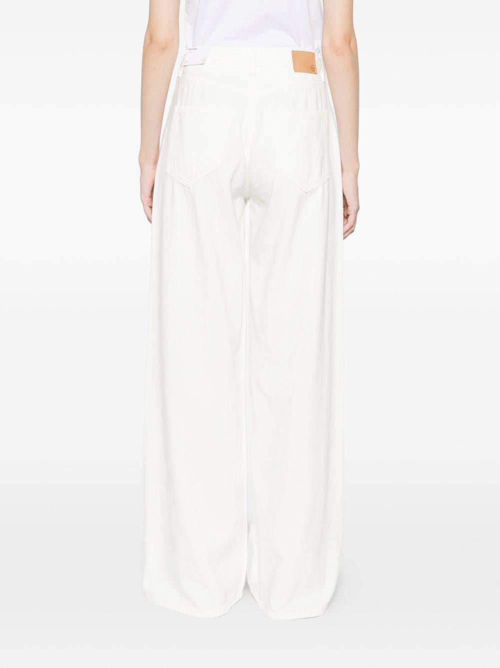 Jeans con logo Helsinki in bianco Ag jeans - donna 