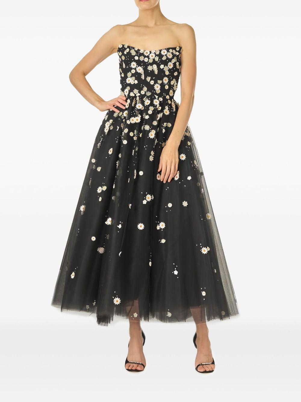 Abito midi in tulle daisy Monique Lhuillier - donna 