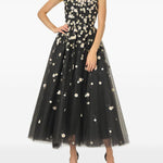 Abito midi in tulle daisy Monique Lhuillier - donna 