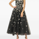 Abito midi in tulle daisy Monique Lhuillier - donna 