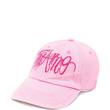 Cappello da baseball con logo in rosa The attico - donna 
