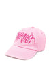 Cappello da baseball con logo in rosa The attico - donna