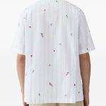 Camicia con stampa grafica la chemise romarin in bianco Jacquemus - uomo 