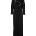 Abito lungo Catroux con cristalli in nero The New Arrivals - donna 