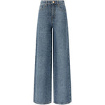 Jeans con effetto coccodrillo in blu Self-Portrait - donna 