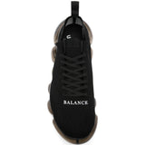 Sneakers con suola a bolle in nero Undercover - uomo 