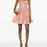 Abito mini Luna corsetto in rosa ZIMMERMANN - donna 