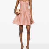 Abito mini Luna corsetto in rosa ZIMMERMANN - donna 