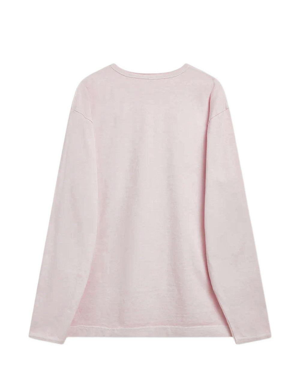 T-shirt a maniche lunghe in rosa Sunflower - uomo 