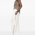 Pantaloni con taschein bianco Entire Studios - donna 