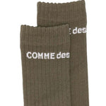 Calzini alti con logo in verde Comme des garcons homme plus - uomo<BR/><BR/> 