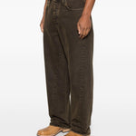 Jeans Wide Twist in nero Sunflower - uomo 
