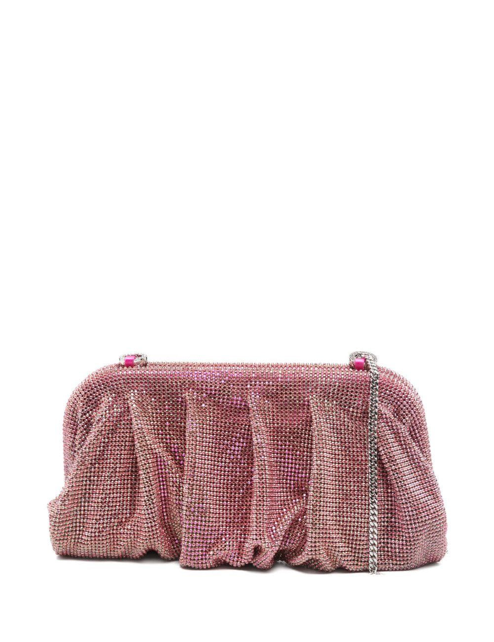 Clutch Venus con cristalli in fucsia Benedetta Bruzziches - donna 