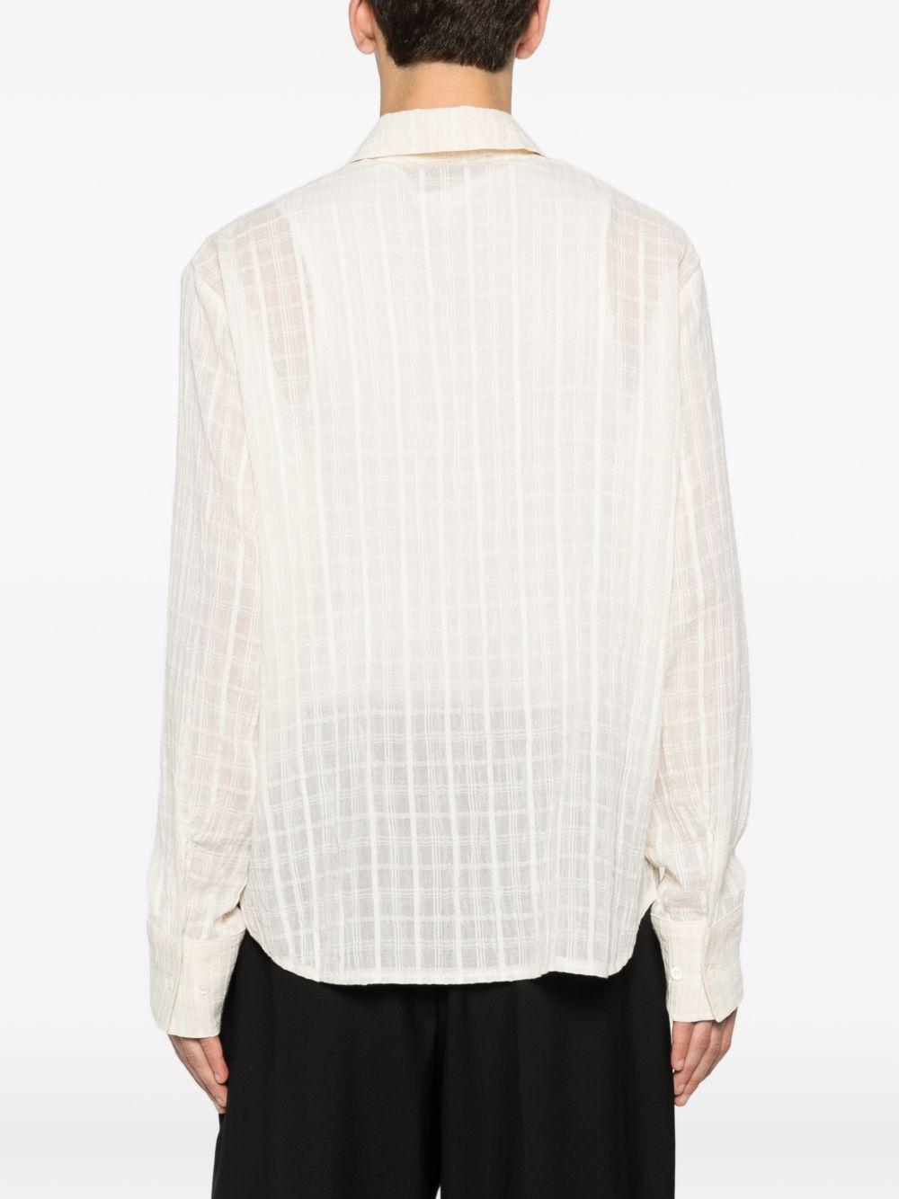 Camicia a maniche lunghe in bianco Sefr - uomo 