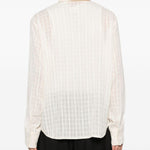 Camicia a maniche lunghe in bianco Sefr - uomo 