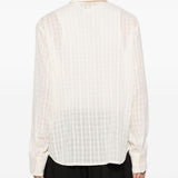 Camicia a maniche lunghe in bianco Sefr - uomo 