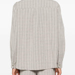 Camicia a righe above in beige Our legacy - uomo 