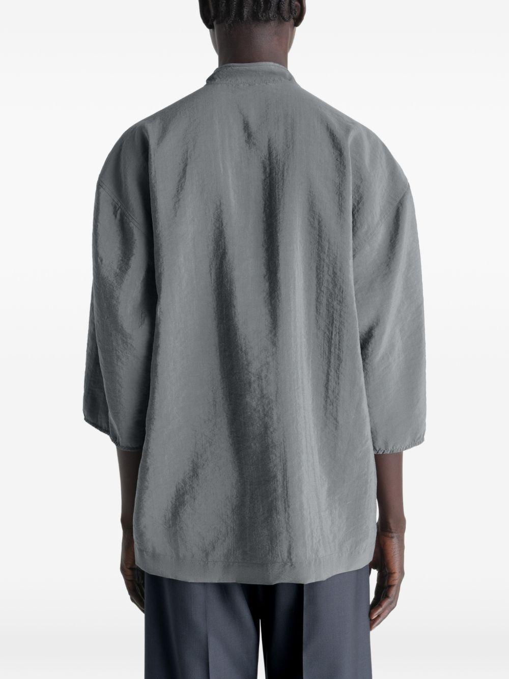Blusa con collo rialzato in grigio LEMAIRE  - donna 