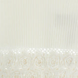 Top con scollo a V e dettaglio all'uncinetto in bianco Ganni - donna 