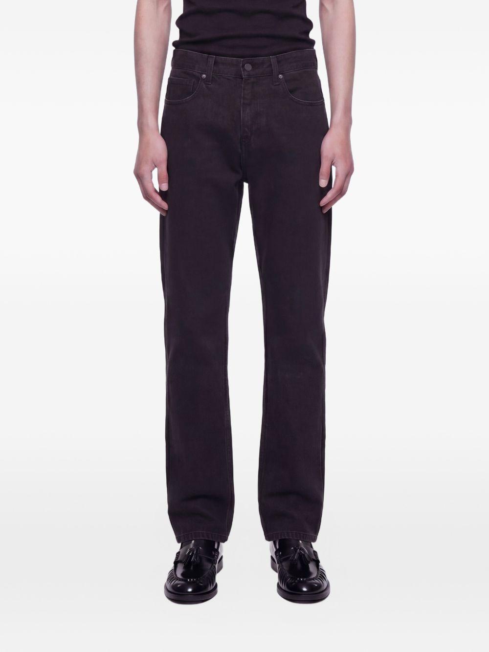 Jeans big papi a gamba dritta in nero Second layer - uomo 