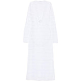 Abito maxi in pizzo in bianco Oséree - donna 