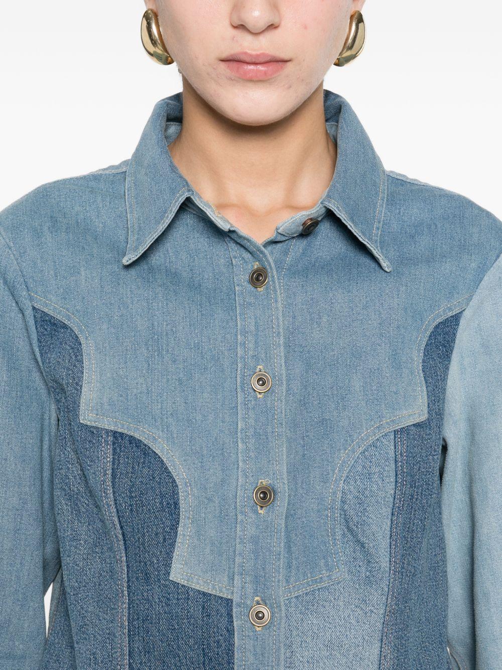 Giacca patchwork con bottoni in blu Levi's blue tab - donna 
