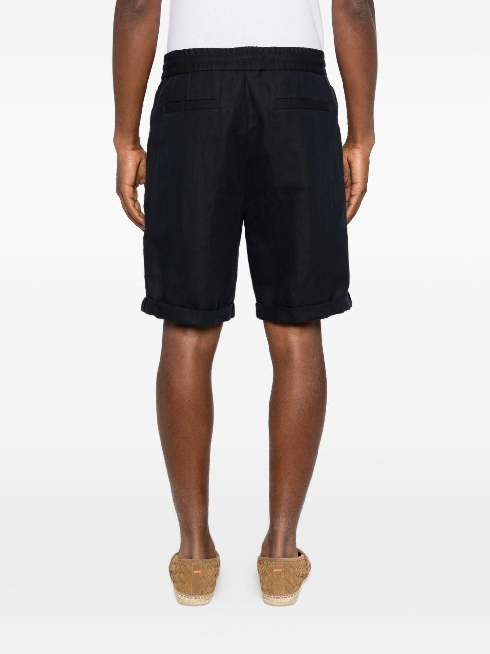 Pantaloncini con coulisse in blu Brunello cucinelli - uomo 