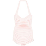 Costume da bagno intero con ruches Bill Mio in rosa Norma kamali - donna 