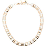 Collana con barretta bicolore in oro Rosantica - donna 