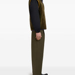 Pantaloni dritti in verde militare Marni - uomo 