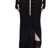 Gonna maxi regolabile in nero Rick Owens x Moncler - donna<BR/> 
