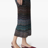 Gonna maxi motivo chevron multicolor Missoni - donna 