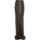 Gonna maxi regolabile in marrone Rick Owens x Moncler - donna<BR/> 