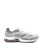 Sneakers Progrid Omni 9 traforate in bianco e marrone Saucony - uomo 