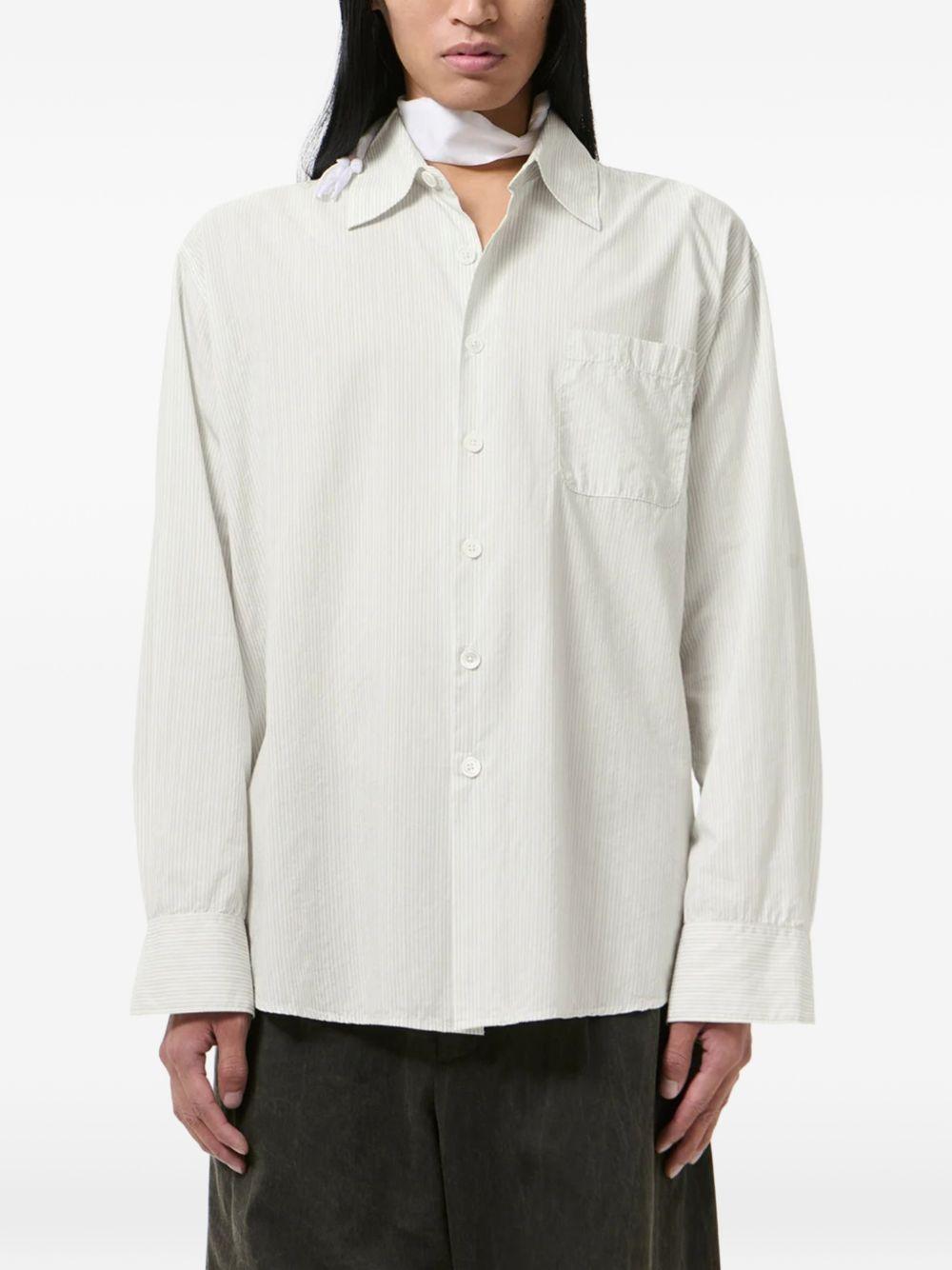 Camicia Above a righe in grigio Our Legacy  - uomo 
