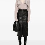 Blusa con ruches in grigio Helmut lang - donna 