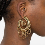 Orecchini Serpent medi in oro 