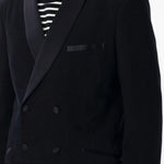 Blazer doppiopetto in nero Junya Watanabe - uomo 