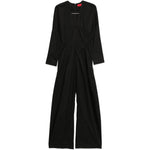 Tuta intera con scollo a V in nero The latest - donna 