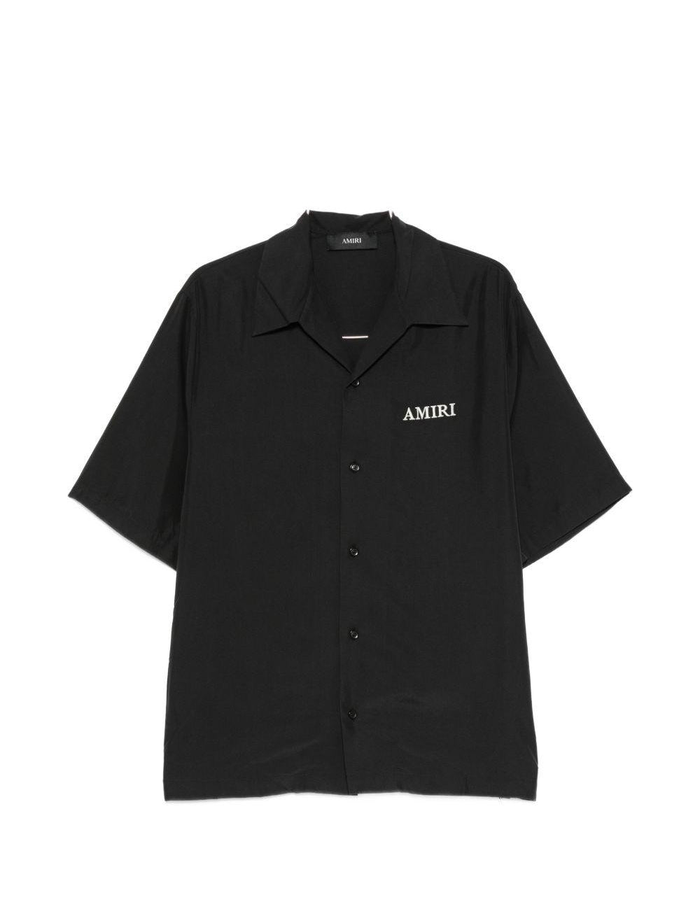 Camicia a maniche corte in nero 