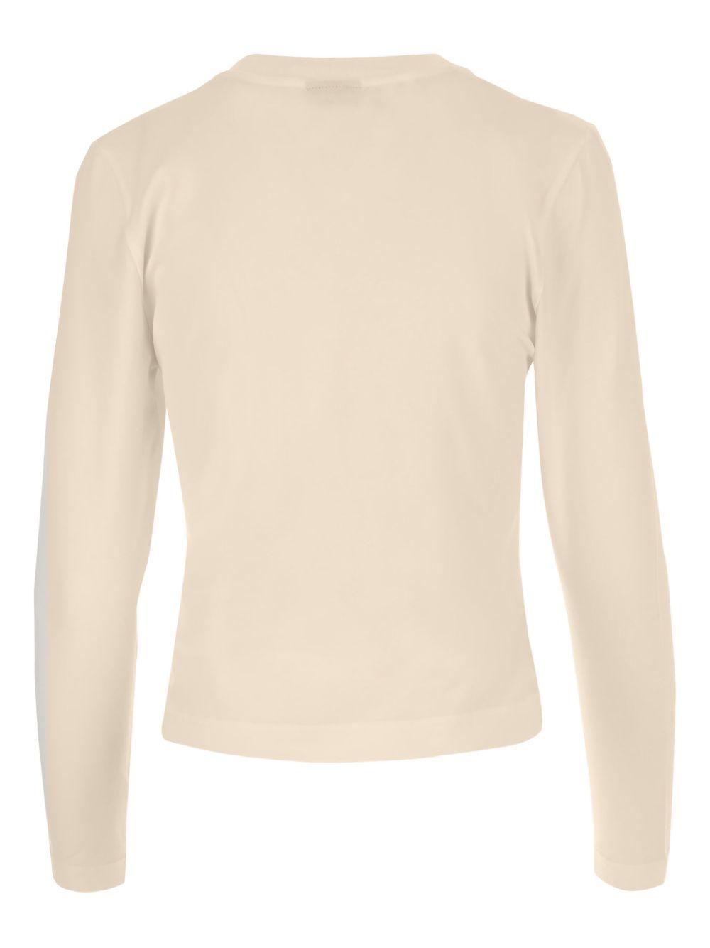 T-shirt a maniche lunghe Le Tshirt Gros Grain in avorio 