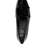 Mocassini in pelle lucida in nero Edhèn milano - uomo 
