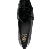 Mocassini in pelle lucida in nero Edhèn milano - uomo 